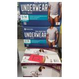 MISC LOT OF MENS/WOMENS TOTAL PROTECTION UNDERWEAR