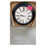 30" STERLING & NOBLE WALL CLOCK