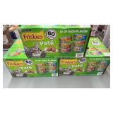 3 BOXES OF PURINA FRISKIES PATE CAT FOOD