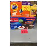 O-CEDAR SPIN MOP, TIDE PODS & ZEP STAIN REMOVER