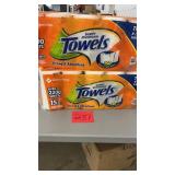 2 PACKS OF PAPER TOWELS