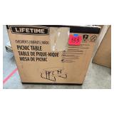 LIFETIME CHILDRENS PICNIC TABLE IN BOX