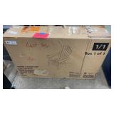 BROWN ADIRONDACK CHAIR IN BOX