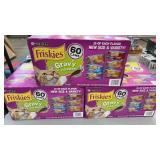 3 BOXES OF FRISKIES GRAVY PLEASERS CAT FOOD