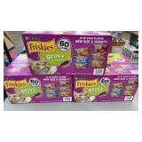 3 BOXES OF FRISKIES GRAVY PLEASERS CAT FOOD