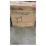 HEARTHPRO 31.5" INFRARED ROLLING FIREPLACE IN BOX