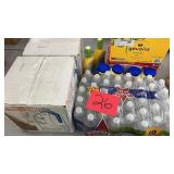 MISC LOT OF FOOD ITEMS & WATER - SEE PHOTOS