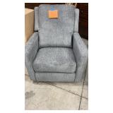 ABBYSON LIVING SWIVEL GLIDER RECLINER - GREY