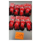 9 PAIRS OF MILWAUKEE GLOVES - SIZE 8'/M