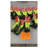 10 PAIRS OF MILWAUKEE GLOVES - SIZE 10"/XL