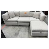 COLE & RYE 4PC MODULAR SOFA - BEIGE