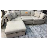 COLE & RYE 4PC MODULAR SOFA - BEIGE