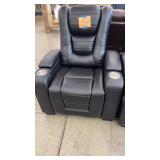 MYLES HOME THEATER POWER RECLINER - BLACK