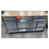 HUSKY 72' MOBILE WORKBENCH- STAINLESS
