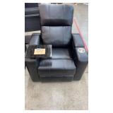 ABBYSON LIVING HOME THEATER POWER RECLINER - BLACK