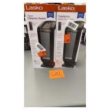 2 LASKO DIGITAL CERAMIC HEATERS IN BOXES