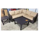 NEW ALL WEATHER SUNBRELLA 5PC SECTIONAL PATIO SET