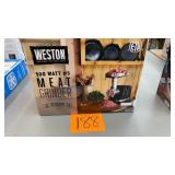 WESTON 500 WATT MEAT GRINDER IN BOX