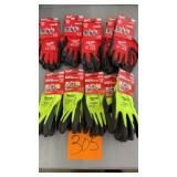 10 PAIRS OF MILWAUKEE GLOVES - SIZE 10"/XL