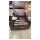 ABBYSON LIVING HOME THEATER POWER RECLINER-BROWN