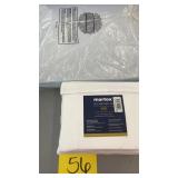 MARTEX KING SIZE SHEET & 1 PILLOW