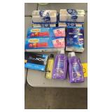 MISC LOT OF HEALTHCARE/HYGIENE ITEMS -SEE PHOTOS