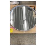 (2) 35' ROUND WALL MIRRORS IN BOX - GREY FINISH