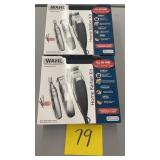 2 WAHL HOME BARBER KITS IN BOXES