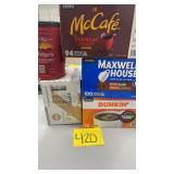 MISC LOT OF COFFEE PRODUCTS - SEE PHOTOS