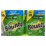 2 PACKS OF BOUNTY PAPER TOWELS