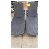 2 KETER GRENADA SUN LOUNGER CHAIRS