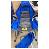 PORTABLE SWING LOUNGER CHAIR - BLUE