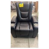 MYLES HOME THEATER POWER RECLINER -BLACK