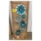 METAL FLOWER WALL ART