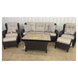 NEW SUNBRELLA ALL WEATHER 6PC PATIO SET