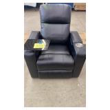 ABBYSON LIVING HOME THEATER POWER RECLINER - BLACK