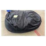 5FT LARGE FOAM BEAN BAG - BLACK