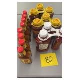 MISC LOT OF SAUCES-HEINZ 57, KETCHUP, RAGU