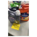 MISC LOT OF LAUNDRY DETERGENT & SOFTENER