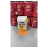 LOT OF FOLGERS COFFEE GROUNDS & GRANULATED SUGAR