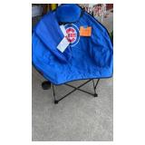 LOGO BRANDS CUBS FOLDABLE LAWN CHAIR W/ CASE