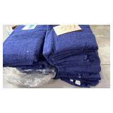 12 NAVY BLUE BATH TOWELS