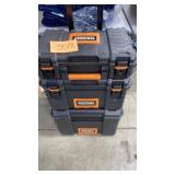 3PC RIDGID TOOL STORAGE SYSTEM