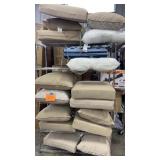 LARGE LOT OF ASSORTED PATIO CUSHIONS