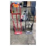 2 MILWAUKEE 2 WHEEL DOLLY CARTS