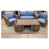 NEW SUNBRELLA ALL WEATHER 6PC PATIO SET