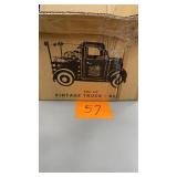 PRE-LIT VINTAGE TRUCK IN BOX - RED