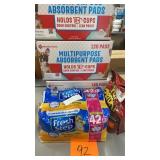 CAT LITTER, DOG TREATS & MULTI ABSORBENT PADS