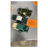 3 DIE CAST COLLECTIBLE CARS