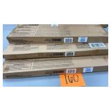 3 TODDLER BED GUARDRAILS IN BOXES - WHITE